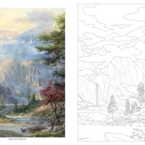 Thomas Kinkade Studios Inspired Destinations: A Coloring Book for Travelers