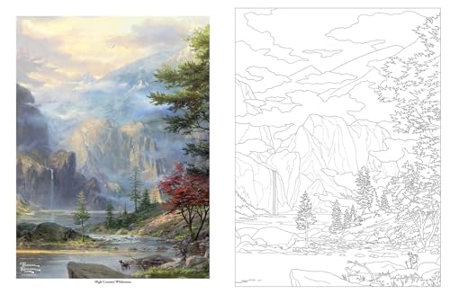 Thomas Kinkade Studios Inspired Destinations: A Coloring Book for Travelers