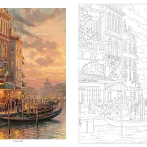 Thomas Kinkade Studios Inspired Destinations: A Coloring Book for Travelers