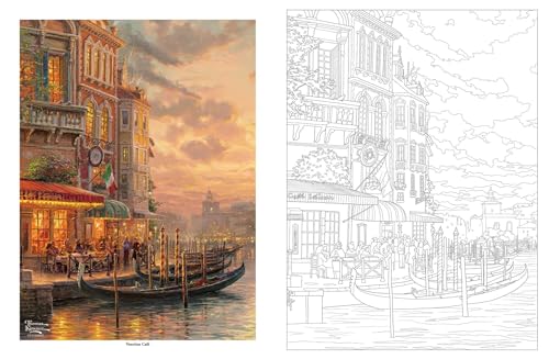 Thomas Kinkade Studios Inspired Destinations: A Coloring Book for Travelers