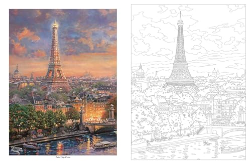 Thomas Kinkade Studios Inspired Destinations: A Coloring Book for Travelers