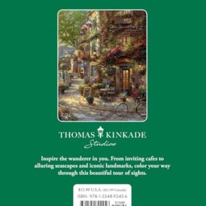 Thomas Kinkade Studios Inspired Destinations: A Coloring Book for Travelers