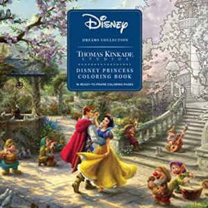 Disney Dreams Collection Thomas Kinkade Studios Disney Princess Coloring Poster Book