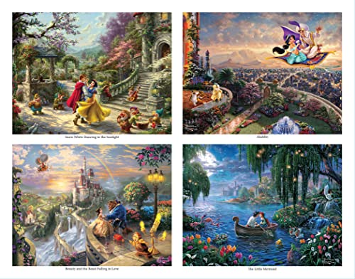 Disney Dreams Collection Thomas Kinkade Studios Disney Princess Coloring Poster Book