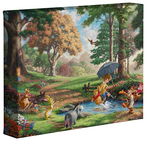 Thomas Kinkade Studios Disney Winnie the Pooh I 8" x 10" Gallery Wrapped Canvas