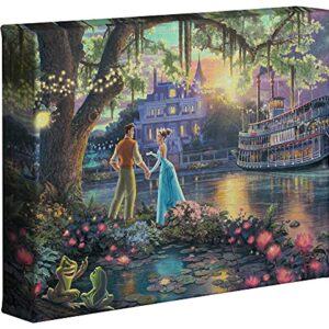 Thomas Kinkade Studios Princess and the Frog 8 x 10 Gallery Wrapped Canvas