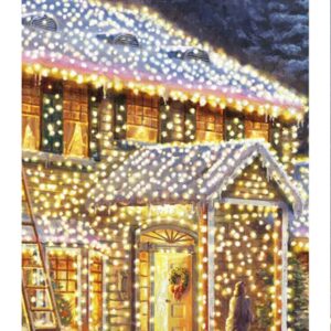 Ceaco - Thomas Kinkade - Holiday Movies - National Lampoons Xmas Vacation - 300 Piece Jigsaw Puzzle