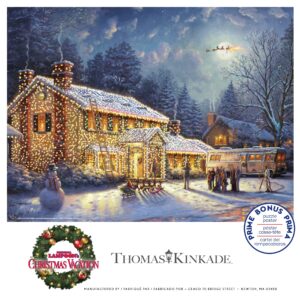 Ceaco - Thomas Kinkade - Holiday Movies - National Lampoons Xmas Vacation - 300 Piece Jigsaw Puzzle