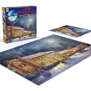 Ceaco - Thomas Kinkade - Holiday Movies - National Lampoons Xmas Vacation - 300 Piece Jigsaw Puzzle