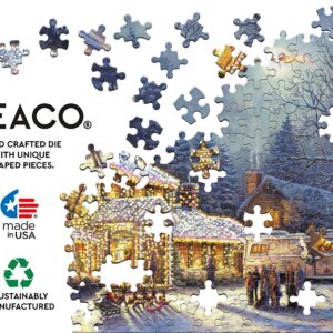 Ceaco - Thomas Kinkade - Holiday Movies - National Lampoons Xmas Vacation - 300 Piece Jigsaw Puzzle