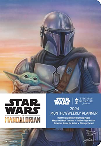 THE MANDALORIAN by Thomas Kinkade Studios 12-Month 2024 Monthly/Weekly Planner Calen: A New Direction