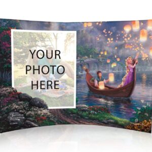 Disney – Tangled – Paper Lanterns – Photo Upload Personalized – Curved Acrylic Print – Thomas Kinkade Studios