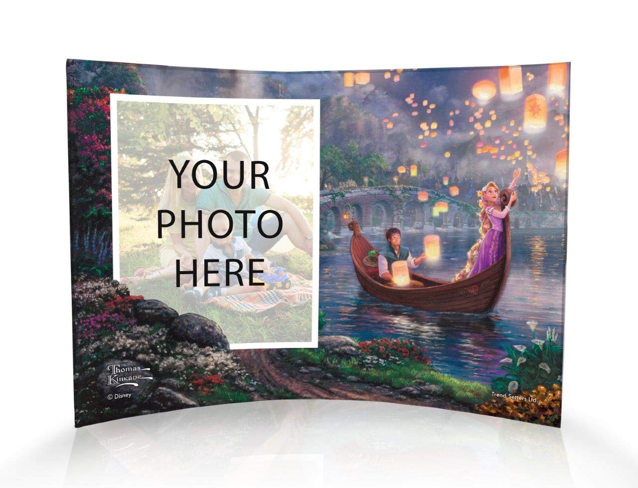 Disney – Tangled – Paper Lanterns – Photo Upload Personalized – Curved Acrylic Print – Thomas Kinkade Studios