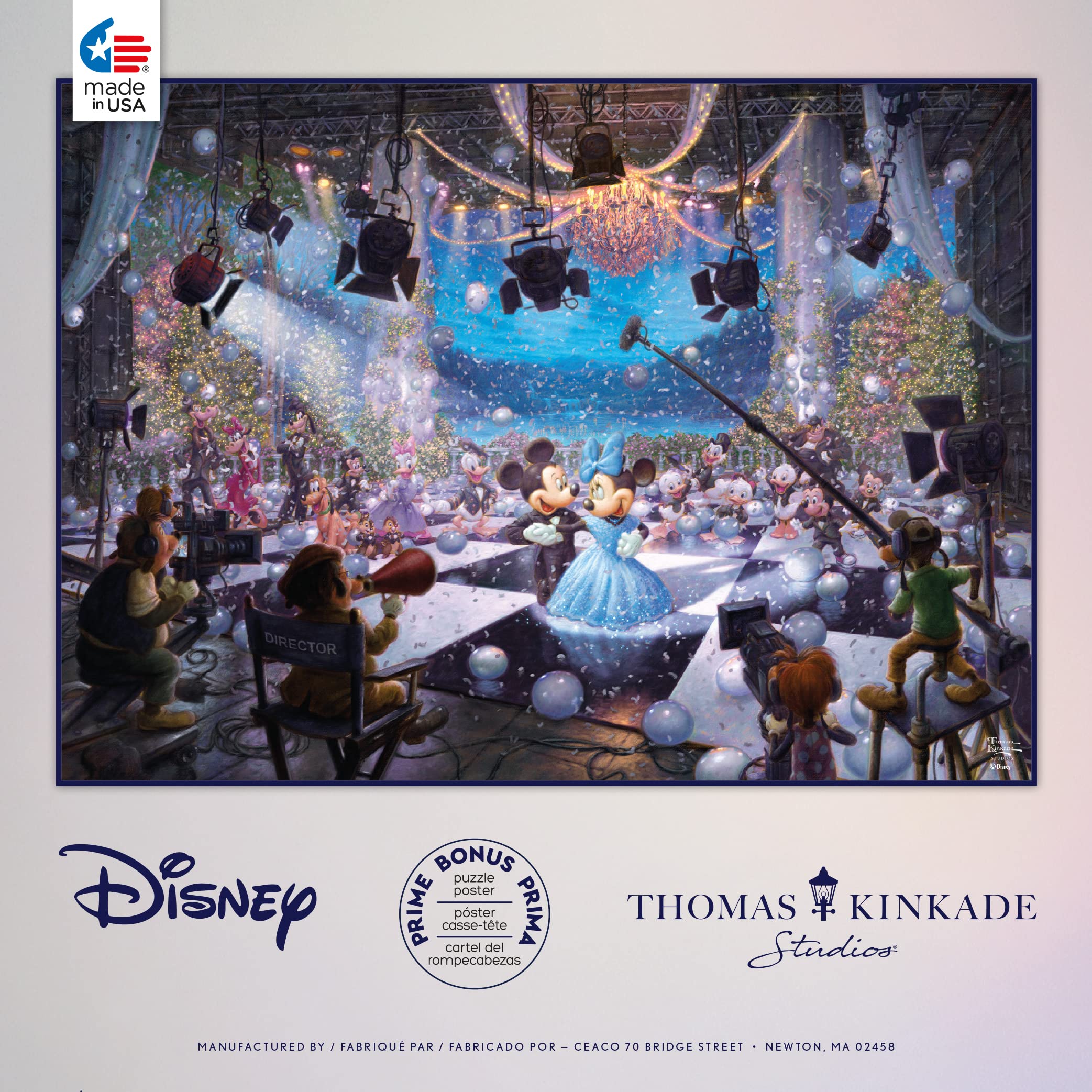 Ceaco - Disney's 100th Anniversary - Thomas Kinkade - 100th Anniversary Celebration - 1000 Piece Jigsaw Puzzle