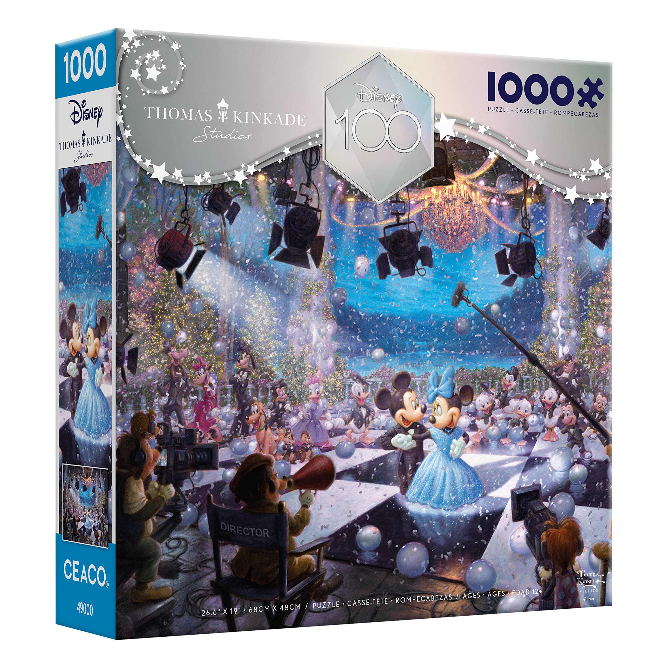 Ceaco - Disney's 100th Anniversary - Thomas Kinkade - 100th Anniversary Celebration - 1000 Piece Jigsaw Puzzle