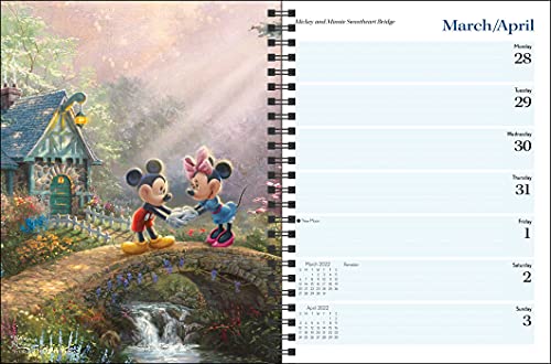 Disney Dreams Collection by Thomas Kinkade Studios: 2022 Monthly/Weekly Engageme