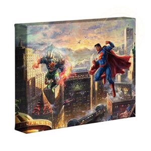 thomas kinkade studios superman man of steel 8 x 10 gallery wrapped canvas