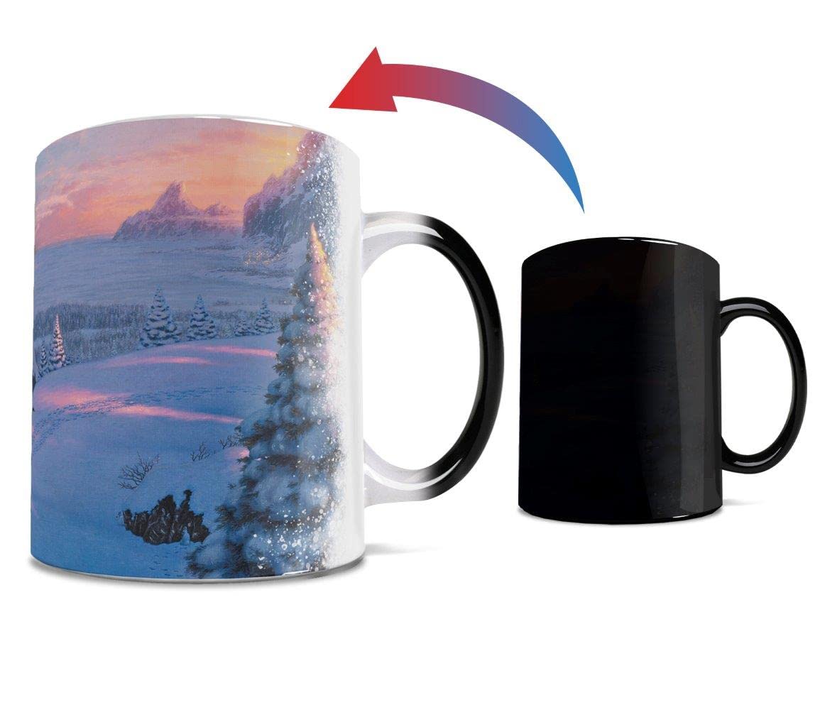 Morphing Mugs Disney – Frozen – Thomas Kinkade Studios - One 11 oz Color Changing Ceramic Mug – Image Revealed When HOT Liquid Is Added!