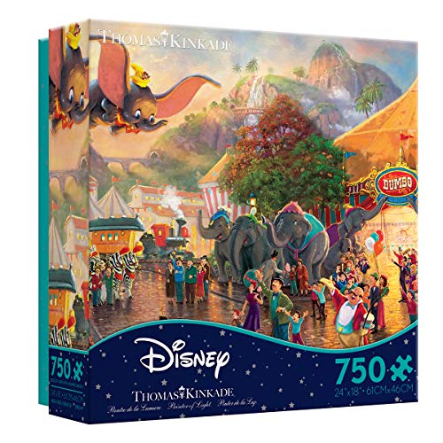 Ceaco Thomas Kinkade The Disney Collection Dumbo Jigsaw Puzzle, 750 Pieces