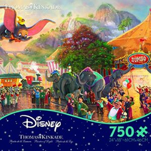 Ceaco Thomas Kinkade The Disney Collection Dumbo Jigsaw Puzzle, 750 Pieces