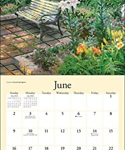 Thomas Kinkade Gardens of Grace with Scripture 2024 Wall Calendar