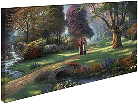 Thomas Kinkade Walk of Faith 16 x 31 Gallery Wrapped Canvas