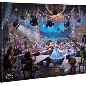 Thomas Kinkade Studios Disney 100th Celebration 8" x 10" Gallery Wrapped Canvas Art | Frameless Canvas Wall Art | Certificate of Authenticity Included