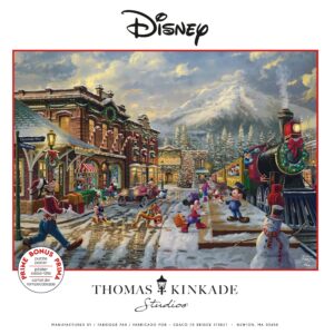 Ceaco - Thomas Kinkade - Disney - Holiday - Candy Cane Express - 1000 Piece Jigsaw Puzzle