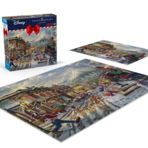 Ceaco - Thomas Kinkade - Disney - Holiday - Candy Cane Express - 1000 Piece Jigsaw Puzzle