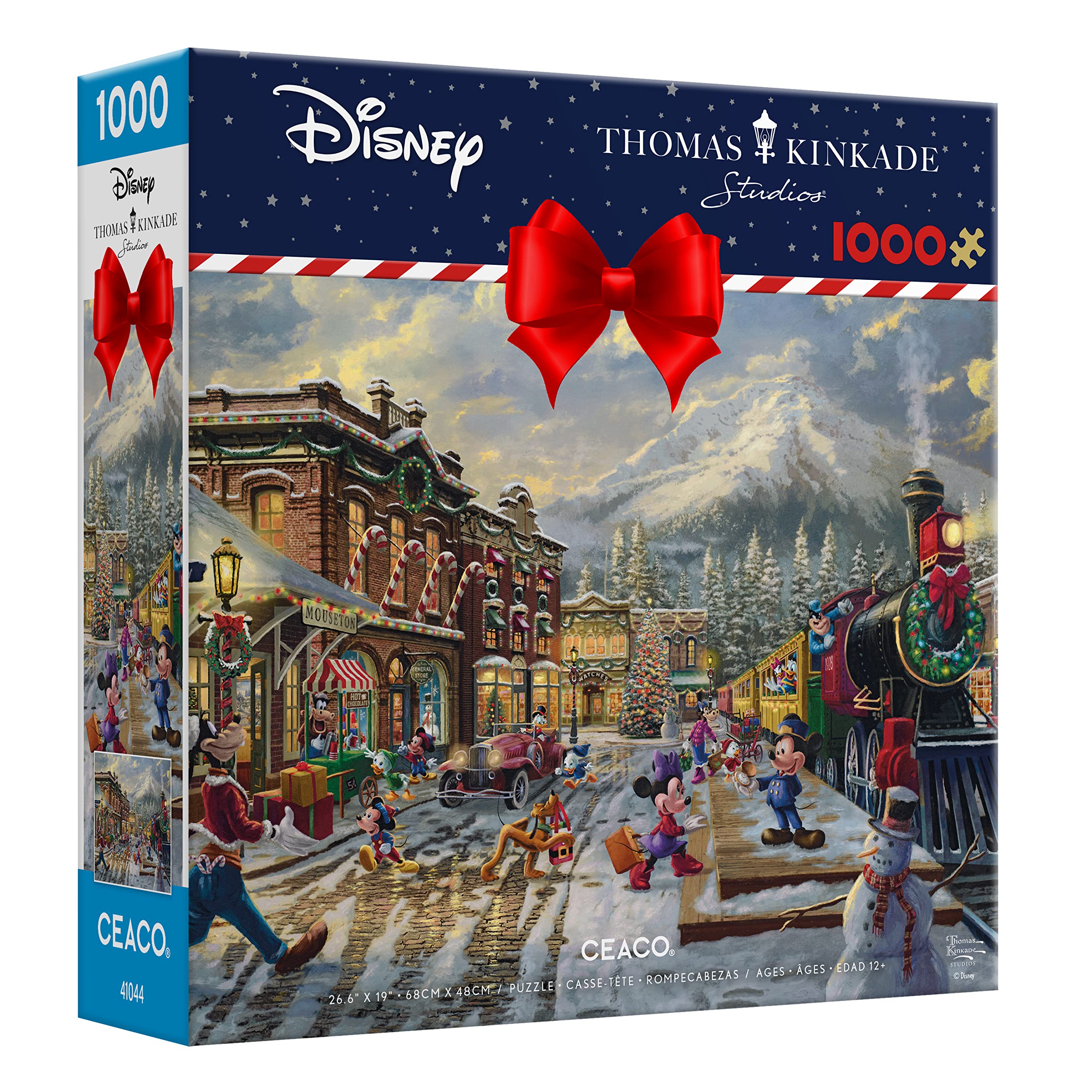 Ceaco - Thomas Kinkade - Disney - Holiday - Candy Cane Express - 1000 Piece Jigsaw Puzzle