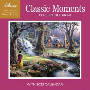 disney dreams collection by thomas kinkade studios: 2023 collectible print with: classic moments