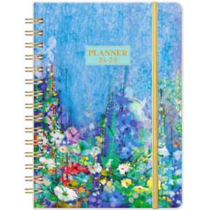 2024-2025 planner - 2024-2025 planner weekly and monthly, jul 2024 - jun 2025, 6.4" x 8.5", calendar 2024-2025 planner with monthly tabs, sturdy cover, premium paper, back pocket, strong twin-wire
