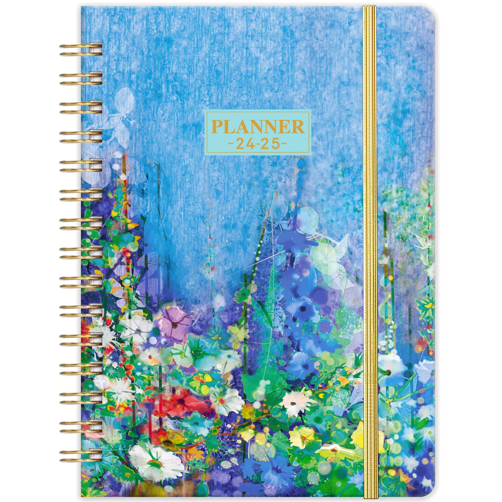 2024-2025 Planner - 2024-2025 Planner Weekly and Monthly, JUL 2024 - JUN 2025, 6.4" x 8.5", Calendar 2024-2025 Planner with Monthly Tabs, Sturdy Cover, Premium Paper, Back Pocket, Strong Twin-wire