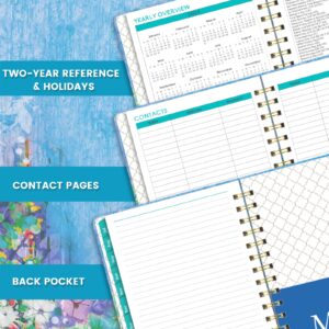 2024-2025 Planner - 2024-2025 Planner Weekly and Monthly, JUL 2024 - JUN 2025, 6.4" x 8.5", Calendar 2024-2025 Planner with Monthly Tabs, Sturdy Cover, Premium Paper, Back Pocket, Strong Twin-wire