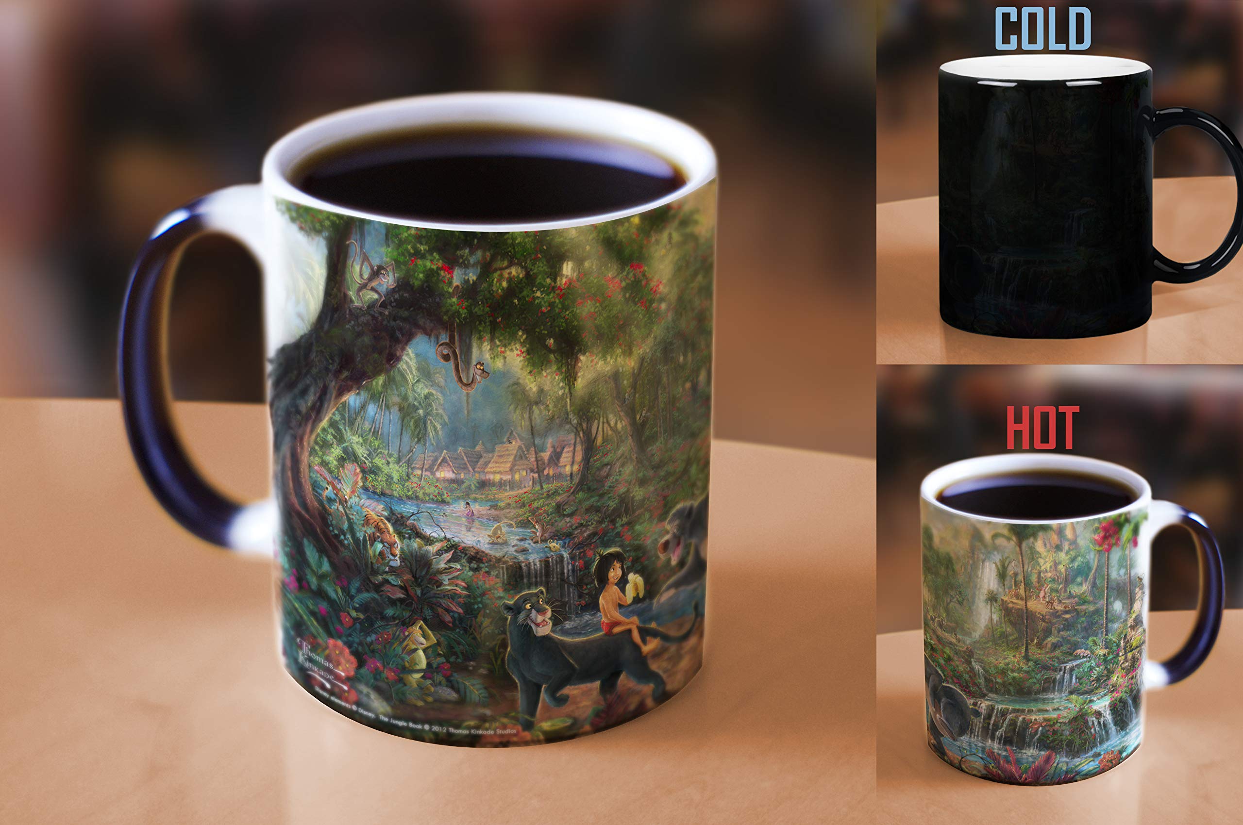 Thomas Kinkade's "The Jungle Book" Morphing Mug