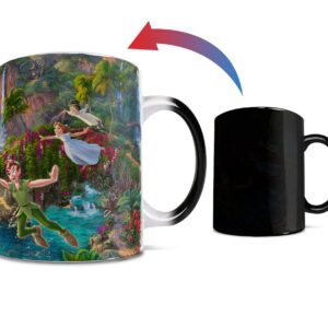 Morphing Mugs Disney - Peter Pan - Neverland - One 11 oz Color Changing Heat Sensitive Ceramic Mug – Image Revealed When HOT Liquid Is Added!