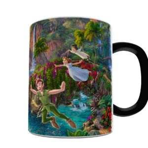 Morphing Mugs Disney - Peter Pan - Neverland - One 11 oz Color Changing Heat Sensitive Ceramic Mug – Image Revealed When HOT Liquid Is Added!