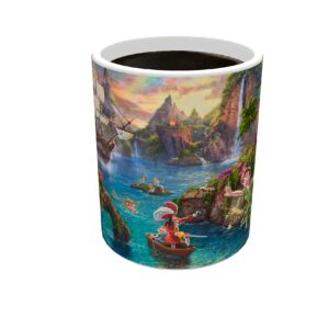 Morphing Mugs Disney - Peter Pan - Neverland - One 11 oz Color Changing Heat Sensitive Ceramic Mug – Image Revealed When HOT Liquid Is Added!