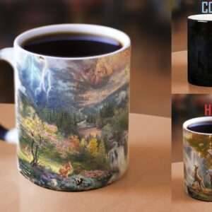 Morphing Mugs Disney - Bambi - Thomas Kinkade - One 11 oz Color Changing Heat Sensitive Ceramic Mug – Image Revealed When HOT Liquid Is Added!