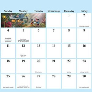 Disney Dreams Collection by Thomas Kinkade Studios: 2021 Monthly Pocket Planner