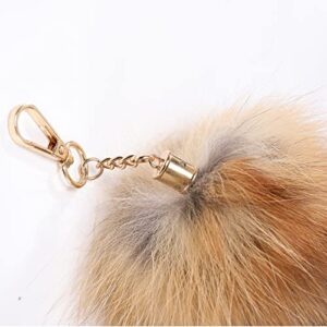 YXCFEWD Fox Ears and Tail Set for Kids Fluffy Fox Tail Cosplay Party Costume Fox Tail Keychain Halloween(Flame ears/tail)