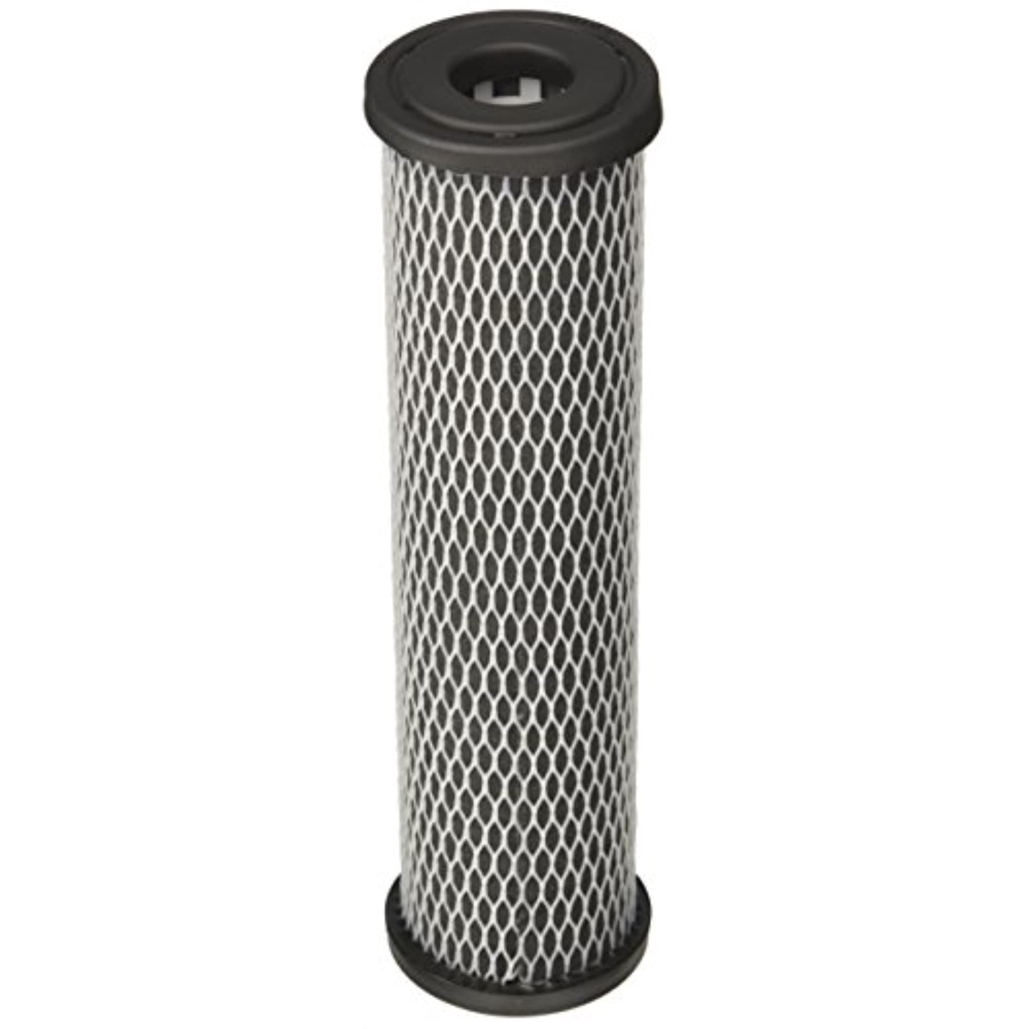 Pentair Pentek C1 Carbon Water Filter, 10-Inch, Under Sink Dual Purpose Powdered Activated Carbon-Impregnated Cellulose Replacement Cartridge, 10" x 2.5", 5 Micron, Black