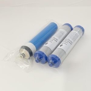 FILSADAE Replacement Filter Set With Membrane compatible for WHER12 and WHER18 Reverse Osmosis System