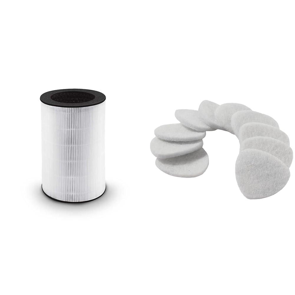 HoMedics TotalClean 3-in-1 True HEPA Filter Replacement Bundle for Air Purifiers