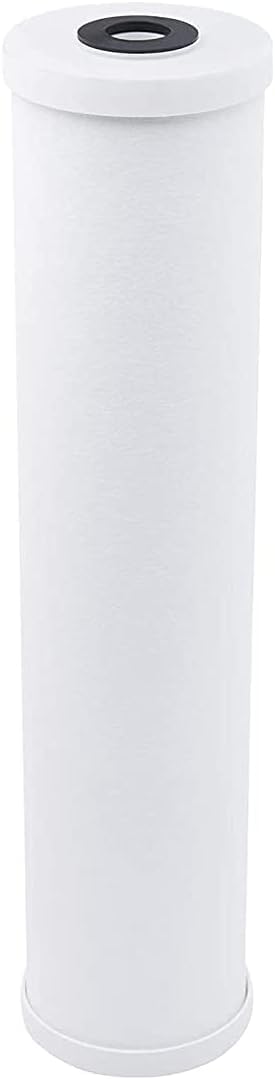 Pentair Pentek RFC-20BB Big Blue Carbon Water Filter, 20-Inch, Whole House Heavy Duty Radial Flow Carbon Replacement Cartridge with Granular Activated Carbon (GAC) Filter, 20" x 4.5", 25 Micron