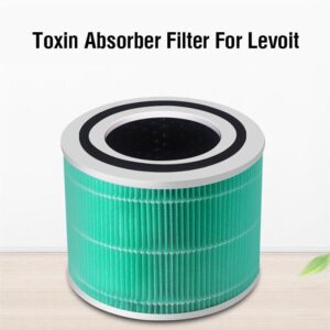 Core 300 Toxin Absorber Replacement Filter,Compatible with Core 300,300S VortexAir Air Purifier,Core 300-RF-TX,3-in-1 HEPA and Activated Carbon filter