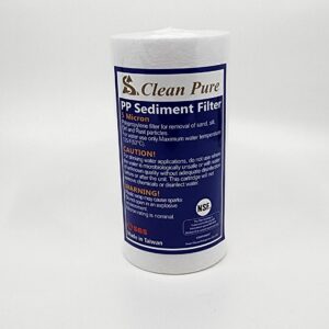 5" x 2.5" inches Spun Polypropylene Sediment Filter 5 Micron nominal