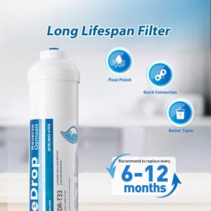 PureDrop PDR-T33 Inline Post Carbon Filter Replacement Cartridge for Reverse Osmosis Water Filter System