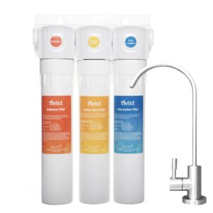 11 inch AQUAVI Twist Sediment Water Filter for Reverse Osmosis RO System Quick Connect Replacement or Add-on, Improve Water Taste