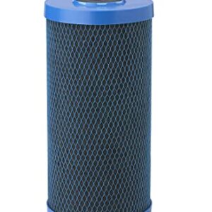 Pentair Pentek CFB-Plus10BB Big Blue Carbon Water Filter, 10-Inch, Whole House Fibredyne Modified Molded Carbon Block Replacement Cartridge, 10" x 4.5", 5-10 Micron, Pack of 12